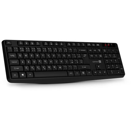 CONNECT IT CKM-4500-CS - Бездротова клавіатура та миша 1000 DPI з чеською/словацькою локалізацією чорний 1xAAA + 1xAA