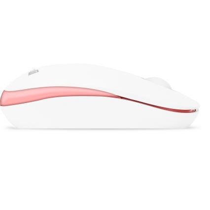 CONNECT IT CKM-7801-CS - Бездротова клавіатура та миша 1200 DPI з чеською/словацькою локалізацією 1xAAA + 1xAA білий/рожевий