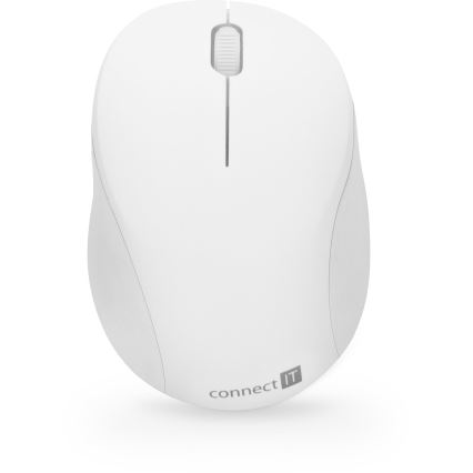 CONNECT IT CKM-7804-CS - Беспроводная клавиатура и мышь 1200 DPI с локализацией CZ/SK 1xAAA + 1xAA белый