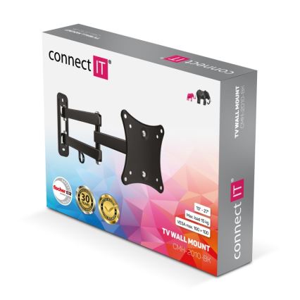 CONNECT IT CMH-2010-BK - Кронштейн для ТВ 13-27” чорний