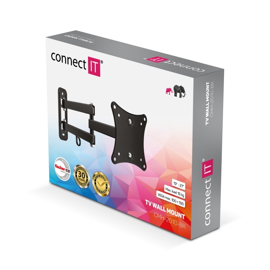 CONNECT IT CMH-2010-BK - Кронштейн для ТВ 13-27” чорний