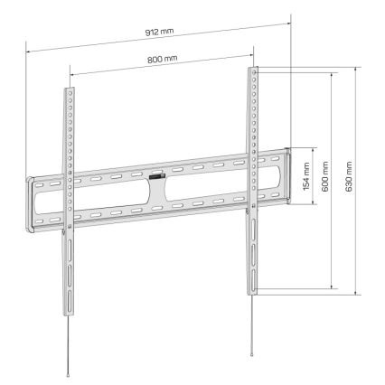 CONNECT IT CMH-6090-BK - Кронштейн для ТВ 40-100” черный