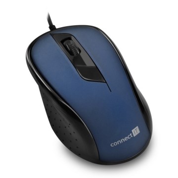 CONNECT IT CMO-1200-BL - Проводная мышь 1000 DPI черный/синий