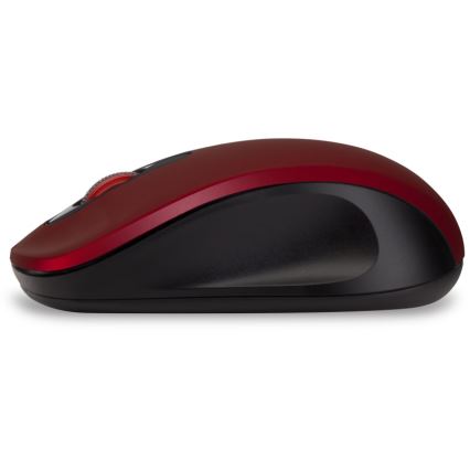CONNECT IT CMO-2230-RD - Бездротова безшумна миша MUTE 1200 DPI 1xAA чорний/червоний