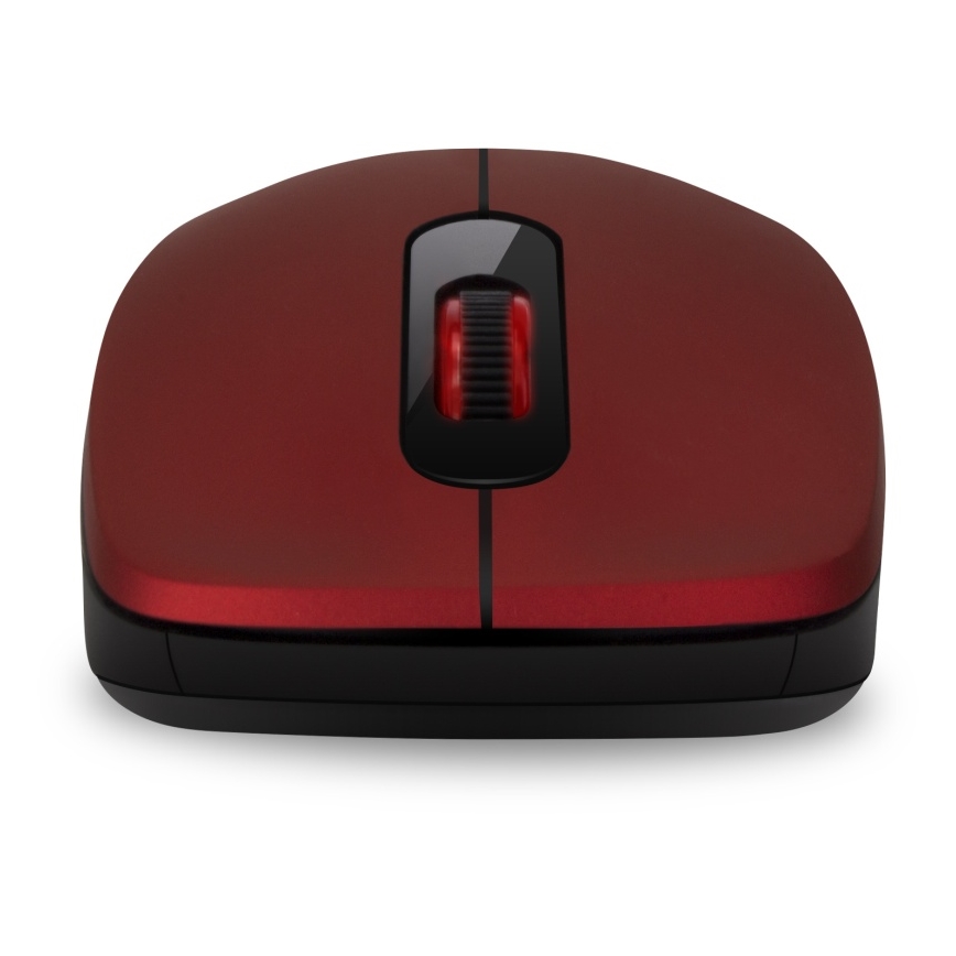 CONNECT IT CMO-2230-RD - Бездротова безшумна миша MUTE 1200 DPI 1xAA чорний/червоний