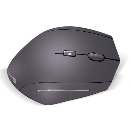 CONNECT IT CMO-2510-BK - Ергономічна бездротова миша Verti Wireless 800/1200/1600 DPI 2xAAA чорна