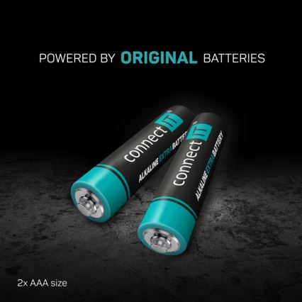 CONNECT IT CMO-2510-BK - Ергономічна бездротова миша Verti Wireless 800/1200/1600 DPI 2xAAA чорна