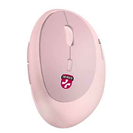 CONNECT IT CMO-2600-PK - Эргономичная беспроводная мышь 800/1200/1600 DPI, питание от 1xAA, розовая