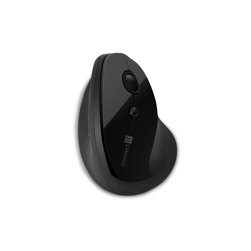 CONNECT IT CMO-2700-BK - Ергономічна бездротова миша 800/1200/1600 DPI 1xAA чорний