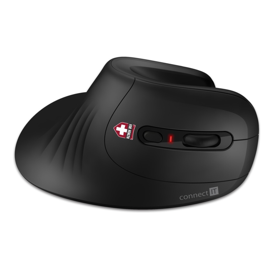 CONNECT IT CMO-2900-BK - Эргономичная беспроводная мышь 800/1200/1600 DPI 1xAA черный