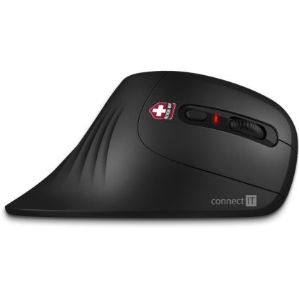 CONNECT IT CMO-2900-BK - Ергономічна бездротова миша 800/1200/1600 DPI 1xAA чорний