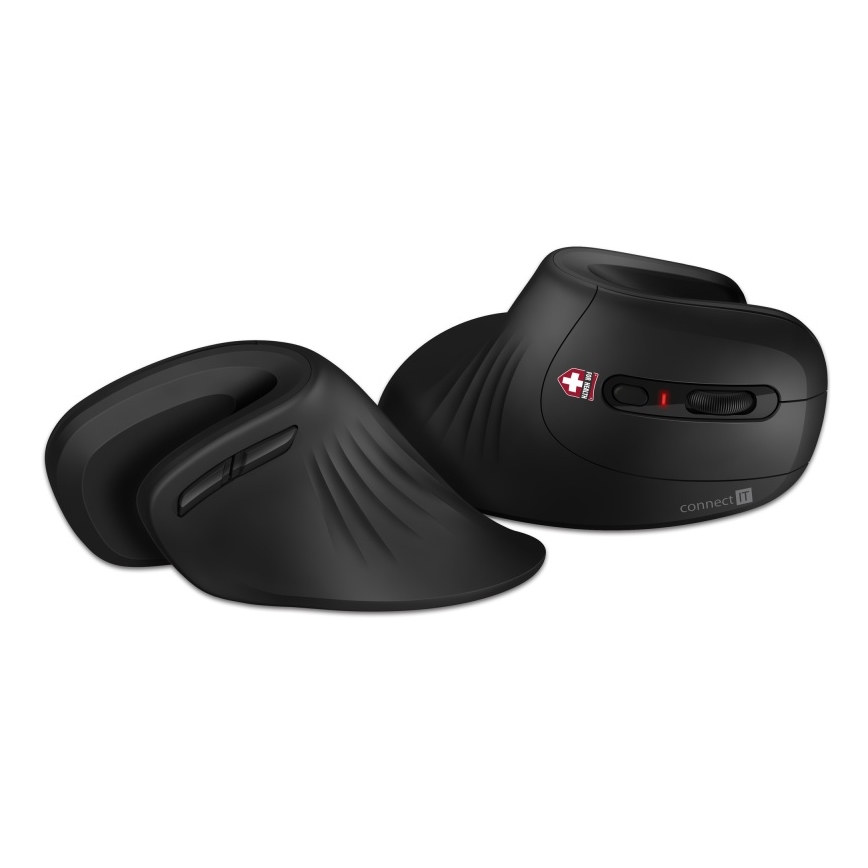 CONNECT IT CMO-2900-BK - Эргономичная беспроводная мышь 800/1200/1600 DPI 1xAA черный