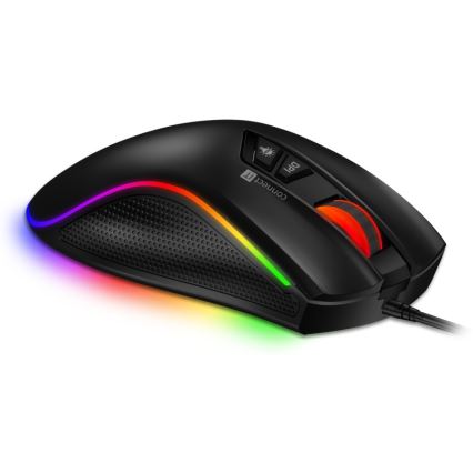 CONNECT IT CMO-3591-BK - LED RGB дротова ігрова миша 500-7200 DPI чорна