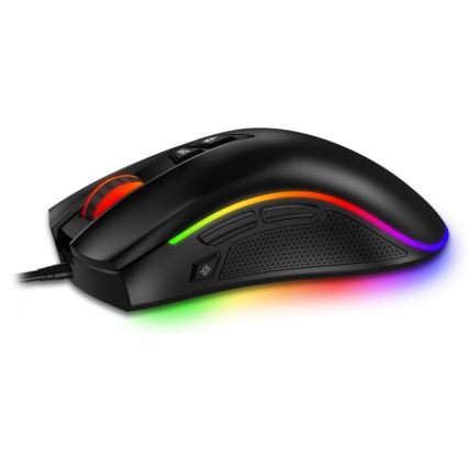 CONNECT IT CMO-3591-BK - Проводная игровая мышь со светодиодной RGB-подсветкой 500-7200 DPI черный