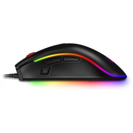 CONNECT IT CMO-3591-BK - Проводная игровая мышь со светодиодной RGB-подсветкой 500-7200 DPI черный