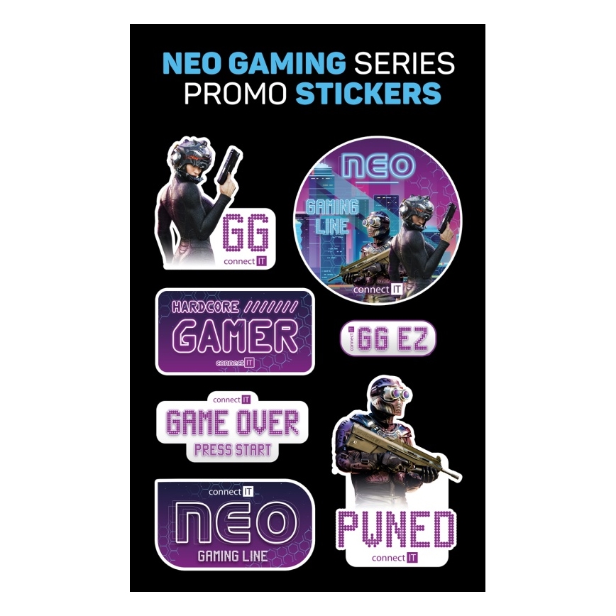 CONNECT IT CMO-3591-BK - Проводная игровая мышь с LED RGB, 500-7200 DPI, черная