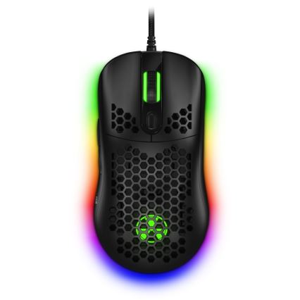 CONNECT IT CMO-5511-BK - Проводная игровая мышь со светодиодной RGB-подсветкой 200-12800 DPI черный