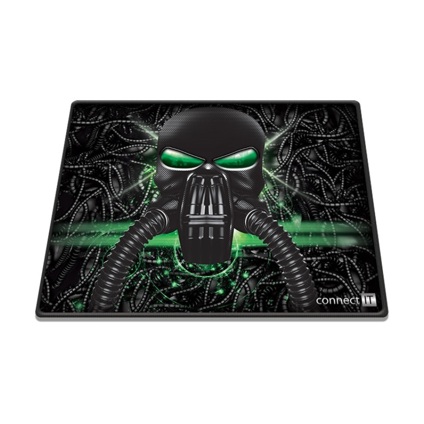 CONNECT IT CMP-1100-SM - Коврик для мыши 32x24,5 см черный/зеленый