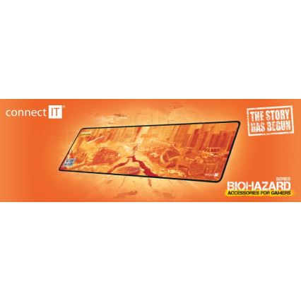 CONNECT IT CMP-1140-LG - Коврик для клавиатуры и мыши 88,6x24,5 см оранжевый