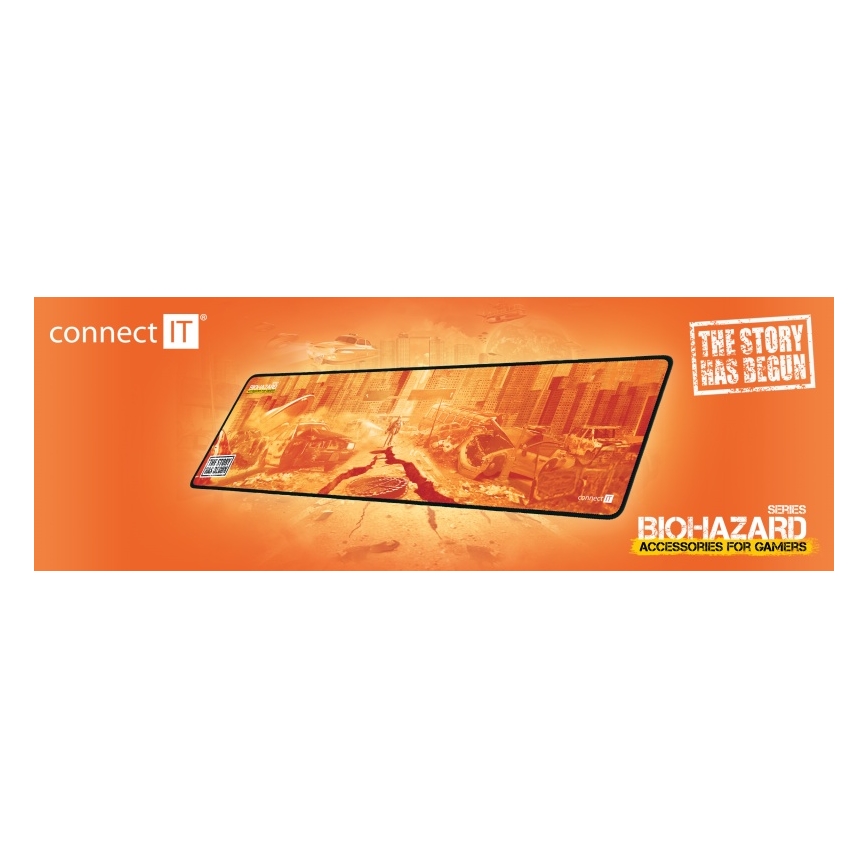 CONNECT IT CMP-1140-LG - Коврик для клавиатуры и мыши 88,6x24,5 см оранжевый