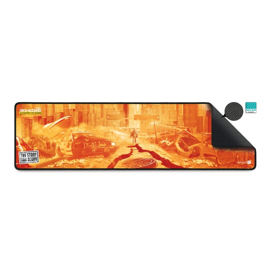 CONNECT IT CMP-1140-LG - Коврик для клавиатуры и мыши 88,6x24,5 см оранжевый