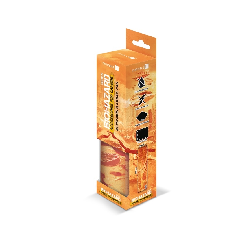 CONNECT IT CMP-1140-LG - Коврик для клавиатуры и мыши 88,6x24,5 см оранжевый
