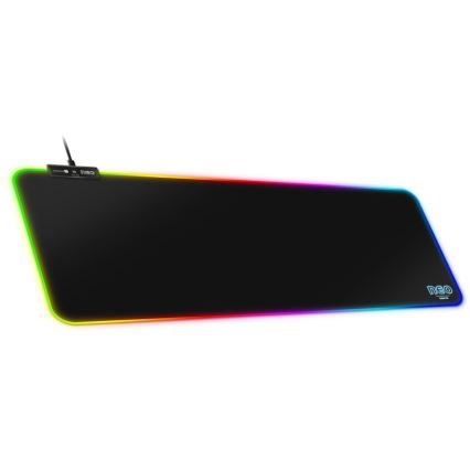 CONNECT IT CMP-3100-LG - LED RGB Ігровий килимок для миші та клавіатури 80x30 см чорний