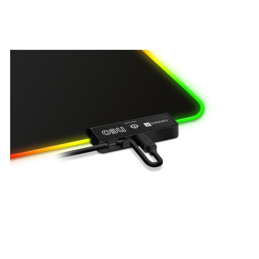 CONNECT IT CMP-3100-LG - Светодиодный RGB коврик для игровой клавиатуры и мыши 80x30 см черный