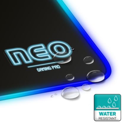 CONNECT IT CMP-3100-SM - LED RGB ігровий килимок для миші 32x24,5 см чорний