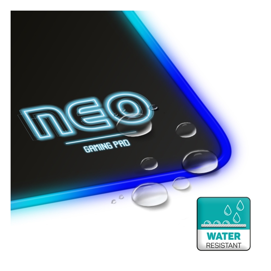 CONNECT IT CMP-3100-SM - LED RGB игровая коврик для мыши 32x24,5 см черный