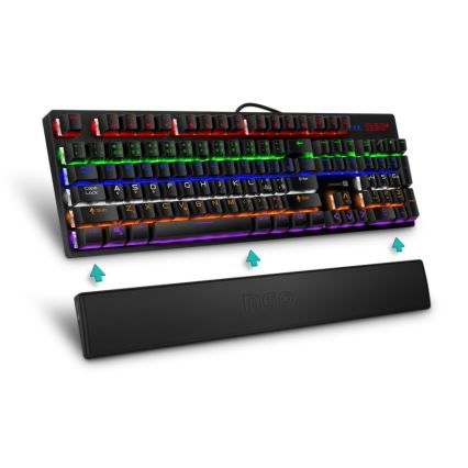 CONNECT IT CMP-3590-LG - Эргономичный коврик для клавиатуры черный