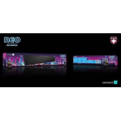 CONNECT IT CMP-3590-LG - Эргономичный коврик для клавиатуры черный