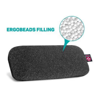 CONNECT IT CMP-4010-BK - Підставка для зап'ястя з кульковим наповнювачем