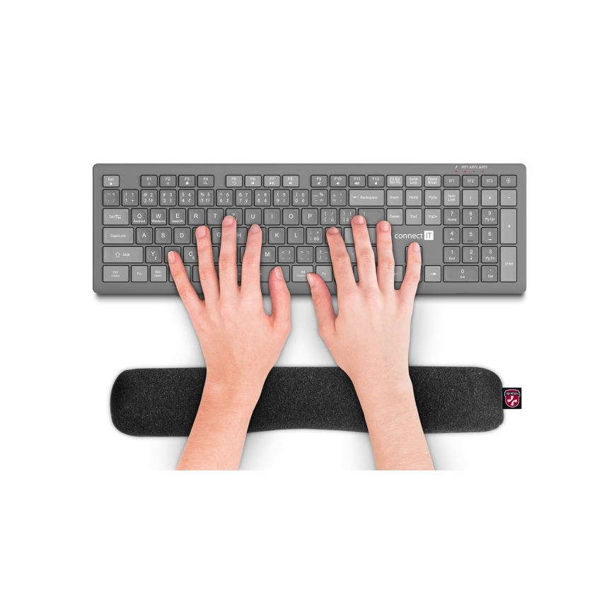 CONNECT IT CMP-4020-BK - Підставка для зап'ястя з кульковим наповнювачем