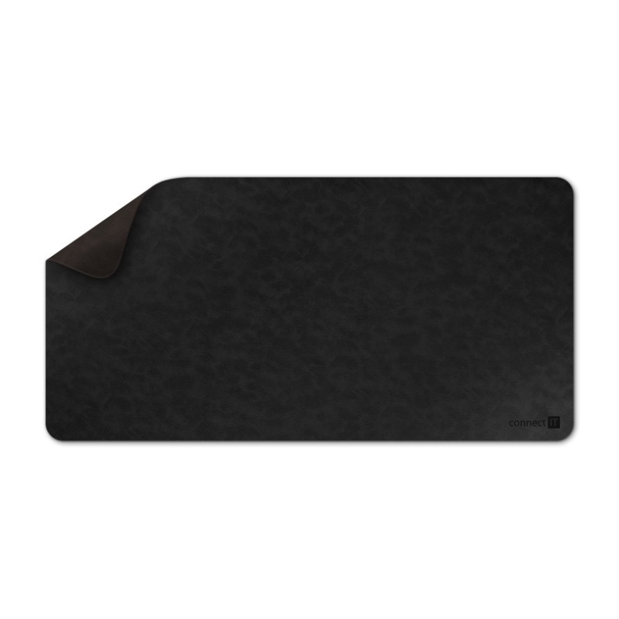 CONNECT IT CMP-4030-LG - двосторонній килимок для клавіатури та миші 90×40 см чорний/коричневий