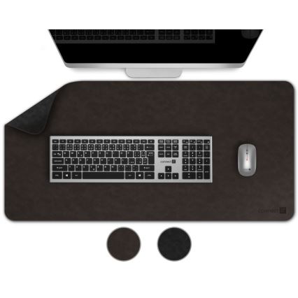CONNECT IT CMP-4030-LG - Двусторонний коврик для клавиатуры и мыши 90x40 см чёрный/коричневый