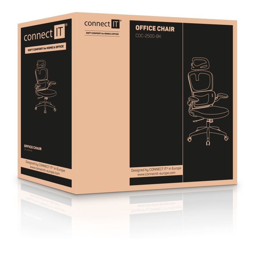 CONNECT IT COC-2500-BK - Офисное кресло ForHealth DeltaPro черное