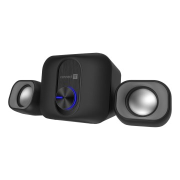 CONNECT IT CSP-2100-BK - LED Набір динаміків із сабвуфером 11W/5V чорний