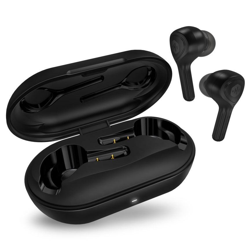 CONNECT IT HEP-5300-BK - Бездротові навушники з мікрофоном 300 mAh + 2x 35 mAh чорний