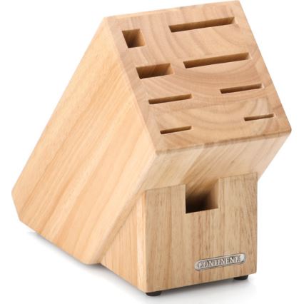 Continenta C30514 - Підставка для ножів 22x11,5x22 см каучукове дерево