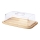 Continenta C3072 - Кухонная разделочная доска с крышкой 38,5x25,5 см каучуковое дерево