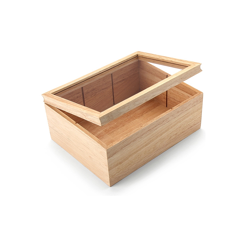 Continenta C3290 - Коробка для пакетиків чаю 23x17,5 см каучукове дерево