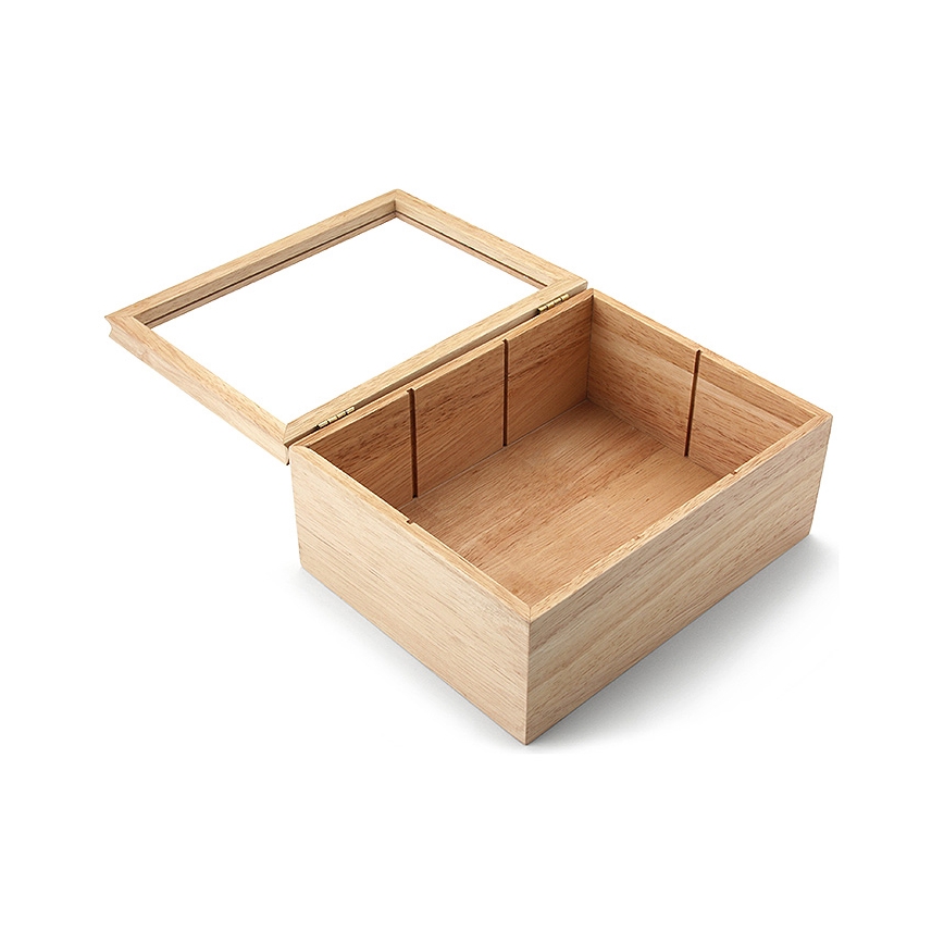 Continenta C3290 - Коробка для пакетиків чаю 23x17,5 см каучукове дерево