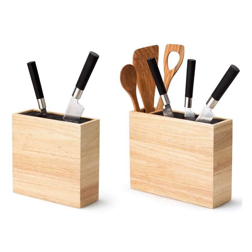 Continenta C3315 - Підставка для ножів з гнучкою вставкою та перегородками 27,5x9x21,5 см