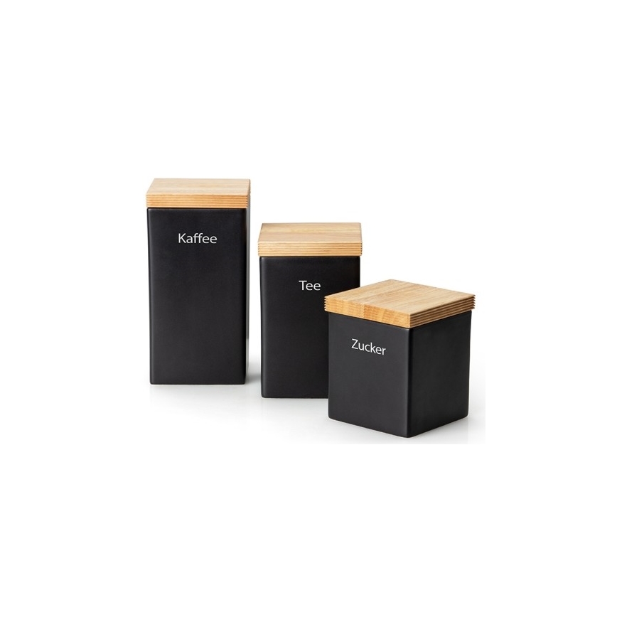 Continenta C3714 - Керамічний харчовий контейнер для продуктів з кришкою 10x10x20,5 см