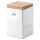 Continenta C3913 - Керамический пищевой контейнер с крышкой 10x10x16,5 см каучуковое дерево