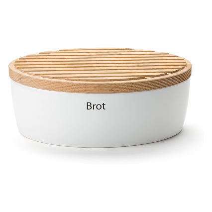 Continenta C3931 - Хлебница 27x20x13,5 см каучуковое дерево