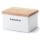 Continenta C3950 - Керамічний харчовий контейнер для продуктів з кришкою 17,5x13,5x11 см каучукове дерево