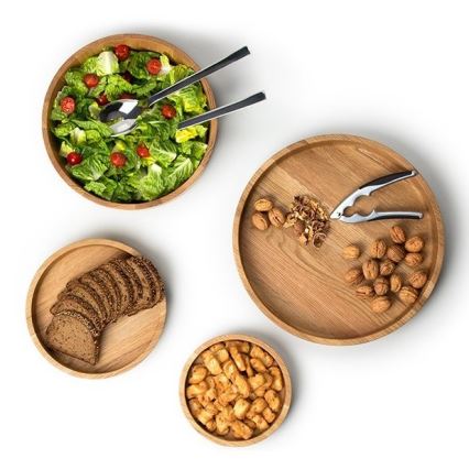 Continenta C4136 - Дерев'яна миска 31x12 см дуб