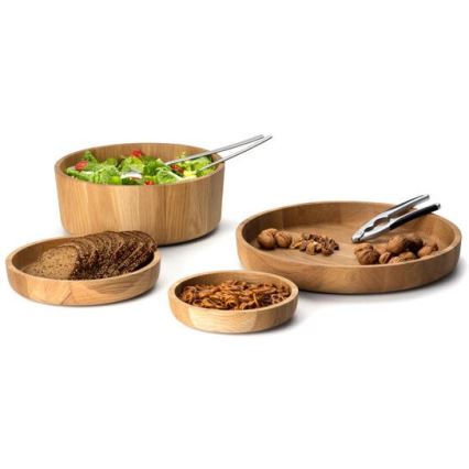 Continenta C4137 - Сервировочная миска 26x10,3 см дуб